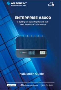 wilsonpro a8000 installation manual